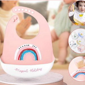 Yếm máng silicone Baby Bibs